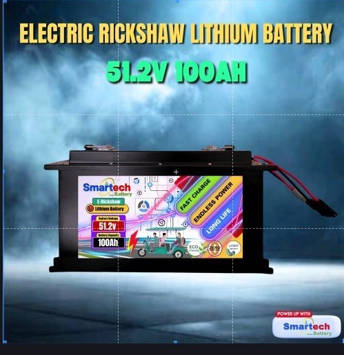 51.2V 100Ah Lithium E-Rickshaw Battery