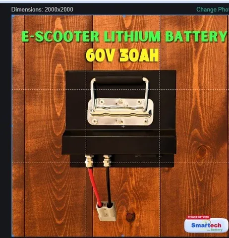 60V 30Ah Lithium E-Scooter Battery - photo 2