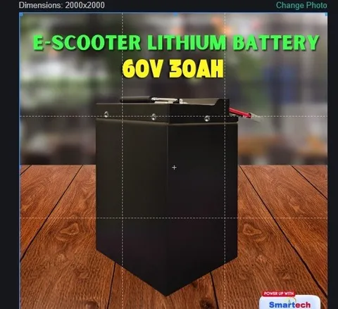 60V 30Ah Lithium E-Scooter Battery - photo 4