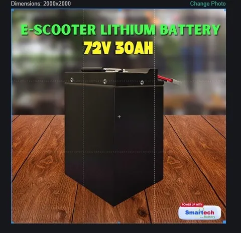 72V 30Ah Lithium E-Scooter Battery - photo 3