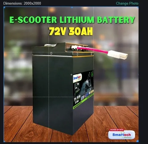 72V 30Ah Lithium E-Scooter Battery - photo 7